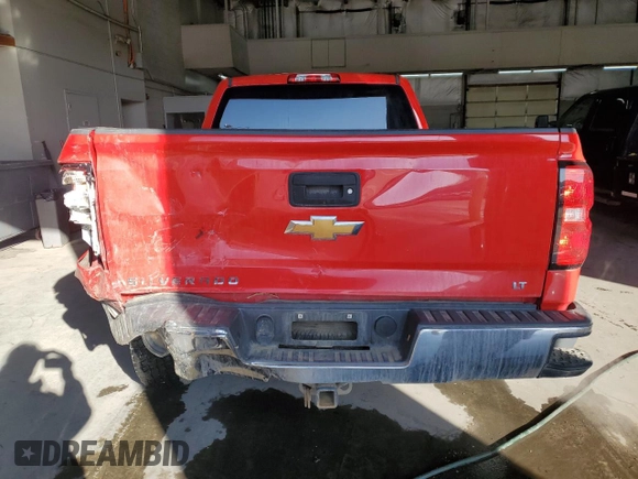 2018 Chevrolet Silverado 1500 LT with VIN 1GCVKREH1JZ191461, listed as a Copart auction lot 53545185 with 158,078 mi miles and Salvage Title. Bid and sale history available at DreamBid. Image 6.