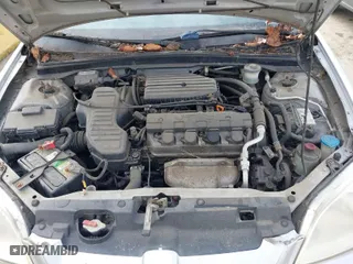 2001 Honda Civic EX with VIN 1HGEM22921L010676, listed as a IAAI auction lot 41458246 with 206,708 mi miles. Bid and sale history available at carsss.com. Image 10.