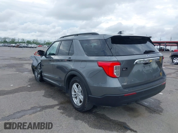 2024 Ford Explorer XLT with VIN 1FMSK7DH2RGA66805, listed as a IAAI auction lot 41965748 with 16,968 mi miles and . Bid and sale history available at DreamBid. Image 3.