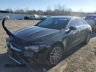 2022 Mercedes-Benz CLA with VIN W1K5J4HB6NN297744, listed as a Copart auction lot 89053135 with 39,593 mi miles and Salvage Title. Bid and sale history available at carsss.com. Image 1.
