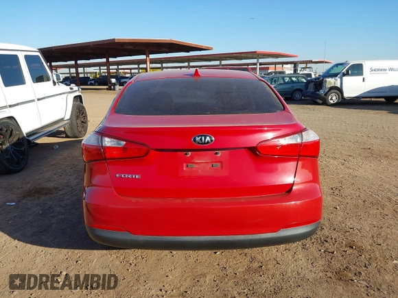 2016 Kia Forte LX with VIN KNAFK4A6XG5558849, listed as a IAAI auction lot 42115950 with 171,839 mi miles and . Bid and sale history available at carsss.com. Image 16.