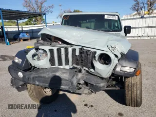 2023 Jeep Wrangler Sport S with VIN 1C4HJXDG5PW623797, listed as a Copart auction lot 50258875 with 16,518 mi miles and Salvage Title. Bid and sale history available at DreamBid. Image 5.