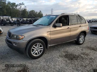 2005 BMW X5 3.0i with VIN 5UXFA13535LY17925, listed as a Copart auction lot 83098944 with 194,951 mi miles and Salvage Title. Bid and sale history available at carsss.com. Image 1.