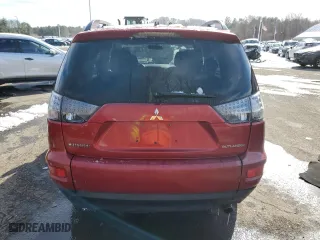 2012 Mitsubishi Outlander ES with VIN JA4AS2AW8CU030223, listed as a Copart auction lot 45006305 with 179,408 mi miles and Salvage Title. Bid and sale history available at carsss.com. Image 6.