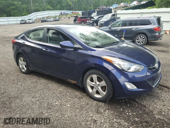 2013 Hyundai Elantra Limited z VIN 5NPDH4AE2DH186631, wystawiony jako Copart lot #60566005 z przebiegiem 116 907 mil mil oraz Czysty tytuł • Clean title. Historia ofert i sprzedaży dostępna na DreamBid. Obrazek 4.