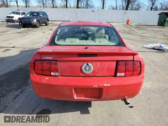 2008 Ford Mustang Deluxe with VIN 1ZVHT80N385174113, listed as a Copart auction lot 88776885 with Not provided miles and Salvage title. Bid and sale history available at DreamBid. Image 6.