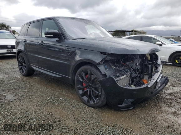 2020 Land Rover Range Rover Sport HST with VIN SALWS2RUXLA885448, listed as a Copart auction lot 47314015 with 60,659 mi miles and Salvage title. Bid and sale history available at DreamBid. Image 4.