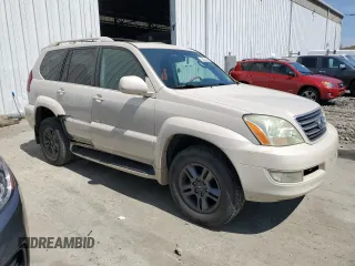 2003 Lexus GX 470 with VIN JTJBT20X430003896, listed as a Copart auction lot 53808295 with 163,376 mi miles and Salvage Title. Bid and sale history available at carsss.com. Image 4.
