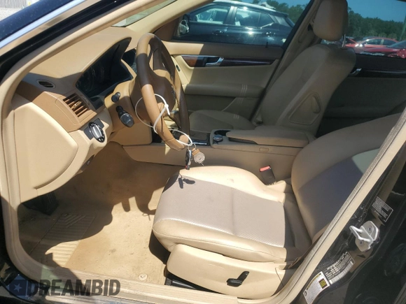 2008 Mercedes-Benz C 300 Sport with VIN WDDGF54X08F124267, listed as a Copart auction lot 57830955 with 167,012 mi miles and Salvage title. Bid and sale history available at DreamBid. Image 7.