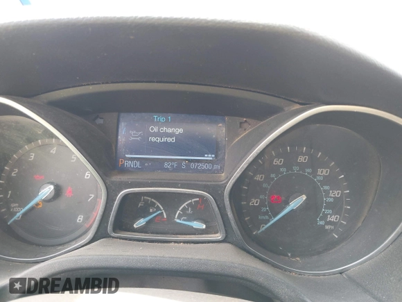 2013 Ford Focus SE with VIN 1FADP3F22DL262796, listed as a IAAI auction lot 42053634 with 72,500 mi miles and . Bid and sale history available at DreamBid. Image 7.