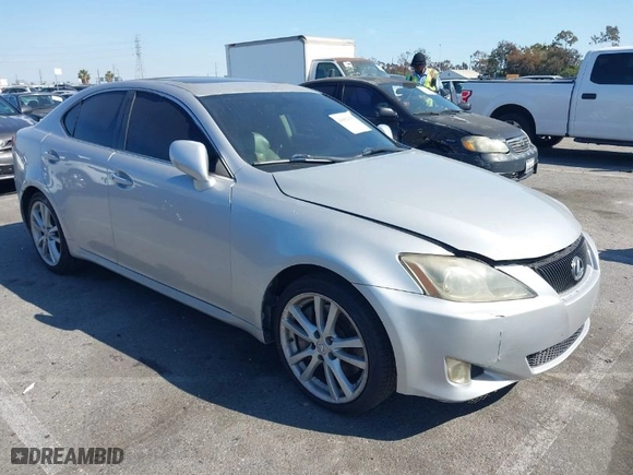 2006 Lexus IS 350 Auto with VIN JTHBE262562002921, listed as a IAAI auction lot 41991639 with 142,941 mi miles. Bid and sale history available at carsss.com. Image 1.