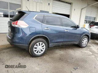 2015 Nissan Rogue SV with VIN KNMAT2MV6FP526890, listed as a Copart auction lot 53944835 with 121,890 mi miles and Clean Title. Bid and sale history available at carsss.com. Image 3.