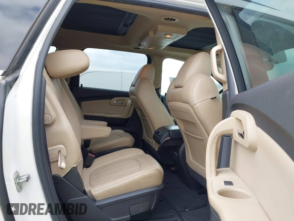 2012 Chevrolet Traverse LTZ z VIN 1GNKRLED1CJ115529, wystawiony jako IAAI lot #41985127 z przebiegiem 85 364 mil mil oraz . Historia ofert i sprzedaży dostępna na DreamBid. Obrazek 8.