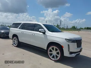 2022 Cadillac Escalade ESV 4WD Premium Luxury with VIN 1GYS4LKL3NR248004, listed as a IAAI auction lot 42545925 with 28,637 mi miles and . Bid and sale history available at DreamBid. Image 1.