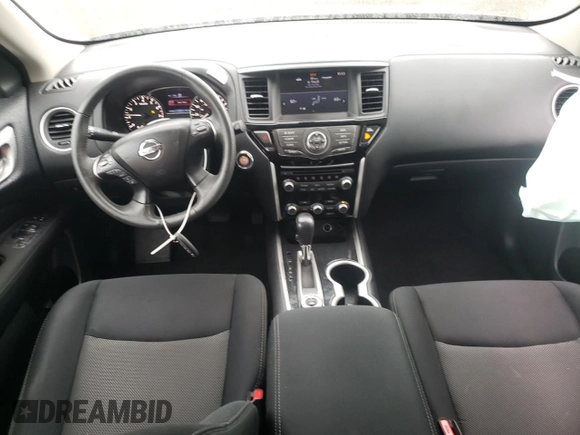 2017 Nissan Pathfinder SV with VIN 5N1DR2MM0HC695022, listed as a Copart auction lot 57045895 with 114,739 mi miles and Salvage title. Bid and sale history available at DreamBid. Image 8.