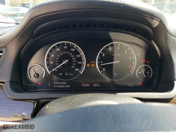 2009 BMW 7 Series 750i with VIN WBAKA83549CY33241, listed as a Copart auction lot 75237884 with 130,585 mi miles and Salvage Title. Bid and sale history available at carsss.com. Image 9.