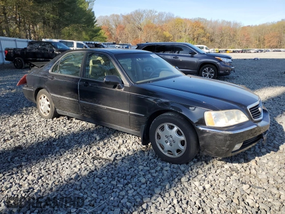 2000 Acura RL with VIN JH4KA9652YC004816, listed as a Copart auction lot 53718725 with Not Provided miles and Salvage Title. Bid and sale history available at DreamBid. Image 4.