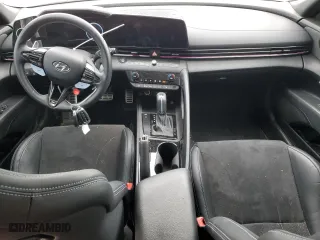 2022 Hyundai Elantra N with VIN KMHLW4AK3NU007667, listed as a Copart auction lot 50868195 with 29,499 mi miles and Non Repairable. Bid and sale history available at carsss.com. Image 8.