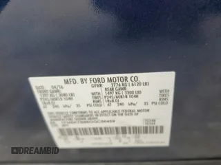 2016 Ford Explorer with VIN 1FM5K7B86GGC86459, listed as a Copart auction lot 54853425 with Not provided miles and Salvage title. Bid and sale history available at DreamBid. Image 13.