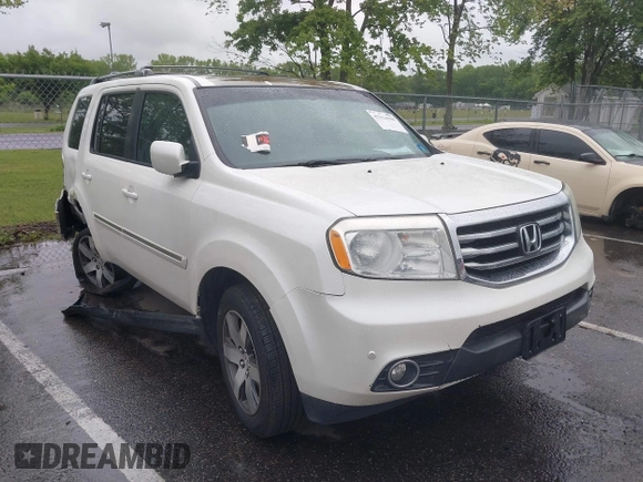 2013 Honda Pilot Touring with VIN 5FNYF4H96DB016044, listed as a IAAI auction lot 42314590 with 183,913 mi miles and . Bid and sale history available at DreamBid. Image 1.