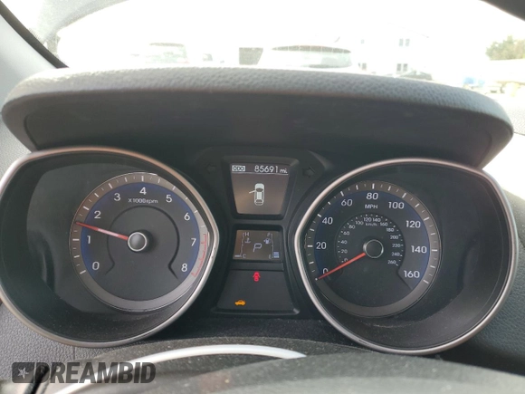 2016 Hyundai Elantra GT with VIN KMHD35LH7GU338985, listed as a Copart auction lot 52485685 with 85,691 mi miles and Salvage Title. Bid and sale history available at carsss.com. Image 9.