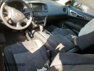 2017 Nissan Pathfinder Platinum with VIN 5N1DR2MM7HC665855, listed as a Copart auction lot 71452824 with Not provided miles and Salvage title. Bid and sale history available at DreamBid. Image 8.