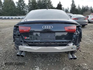2016 Audi S6 Premium Plus with VIN WAUF2AFCXGN183025, listed as a Copart auction lot 42998675 with 84,100 mi miles and Salvage Title. Bid and sale history available at carsss.com. Image 6.