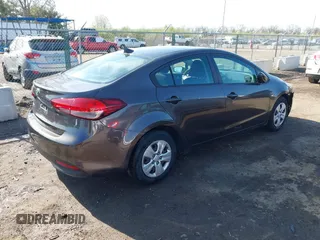 2017 Kia Forte LX with VIN 3KPFK4A7XHE156816, listed as a IAAI auction lot 41974501 with 153,606 mi miles. Bid and sale history available at carsss.com. Image 4.