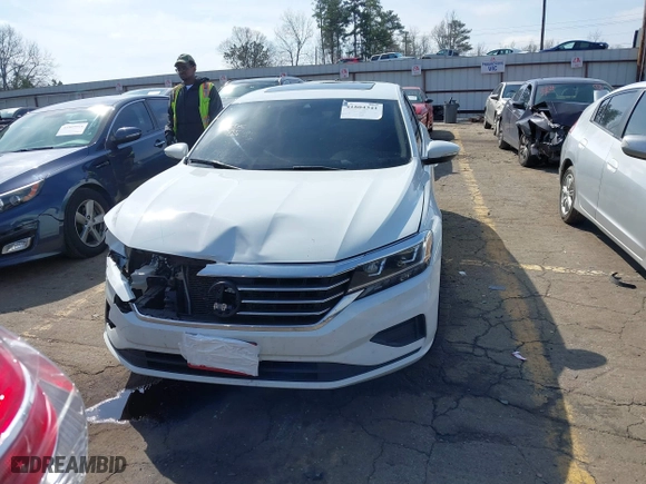 2021 Volkswagen Passat 2.0T SE with VIN 1VWSA7A39MC000409, listed as a IAAI auction lot 41804341 with 119,139 mi miles. Bid and sale history available at carsss.com. Image 12.
