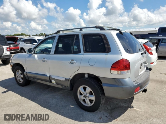 2005 Hyundai Santa Fe GLS with VIN KM8SC13E25U002566, listed as a Copart auction lot 73711124 with 152,245 mi miles and Salvage Title. Bid and sale history available at carsss.com. Image 2.