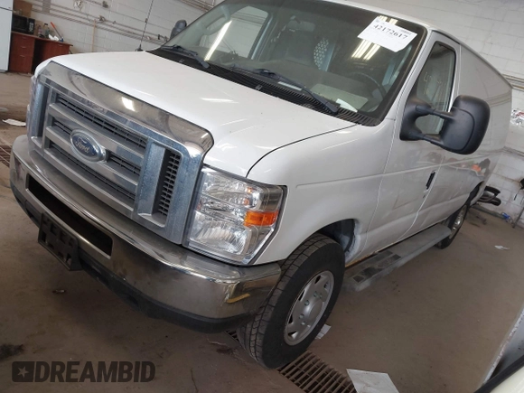 2013 Ford Econoline Cargo Commercial with VIN 1FTNE2EW0DDA16097, listed as a IAAI auction lot 42172617 with 369,619 mi miles and . Bid and sale history available at DreamBid. Image 2.