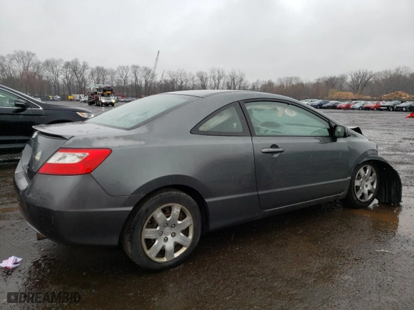 2010 Honda Civic Cpe LX with VIN 2HGFG1B60AH515835, listed as a Copart auction lot 49769605 with 109,475 mi miles and Salvage Title. Bid and sale history available at carsss.com. Image 3.