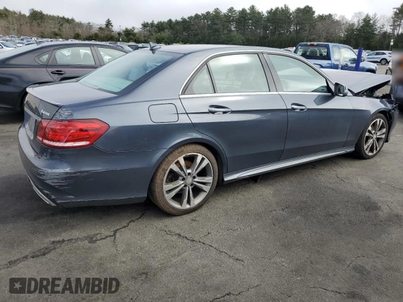 2014 Mercedes-Benz E 350 Luxury with VIN WDDHF8JBXEA785893, listed as a Copart auction lot 49781895 with Not Provided miles and Salvage Title. Bid and sale history available at DreamBid. Image 3.