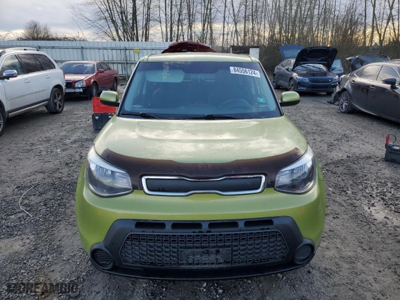 2015 Kia Soul with VIN KNDJN2A22F7805130, listed as a Copart auction lot 84556124 with 67,287 mi miles and Clean Title. Bid and sale history available at carsss.com. Image 5.