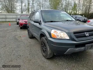 2004 Honda Pilot EX with VIN 2HKYF18604H548587, listed as a Copart auction lot 52141915 with 214,000 mi miles and Salvage Title. Bid and sale history available at carsss.com. Image 11.