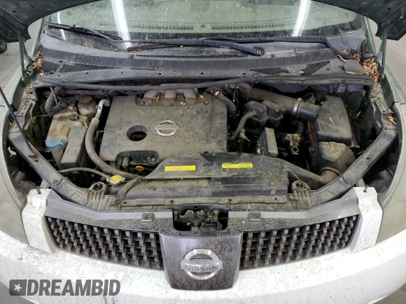 2004 Nissan Quest SE with VIN 5N1BV28U44N308032, listed as a Copart auction lot 73157214 with 0 mi miles and Clean Title. Bid and sale history available at carsss.com. Image 12.