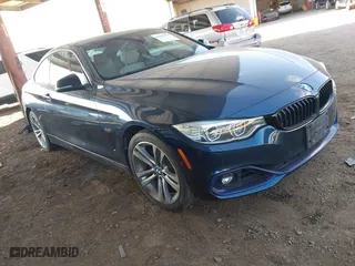 2015 BMW 4 Series 428i xDrive with VIN WBA3N5C56FK484625, listed as a IAAI auction lot 41419970 with 63,765 mi miles. Bid and sale history available at carsss.com. Image 1.