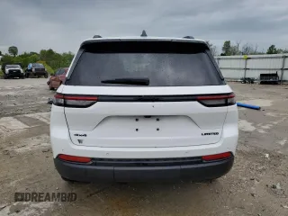 2024 Jeep Grand Cherokee Limited with VIN 1C4RJHBG2RC704502, listed as a Copart auction lot 55477845 with 8,144 mi miles and Salvage title. Bid and sale history available at DreamBid. Image 6.