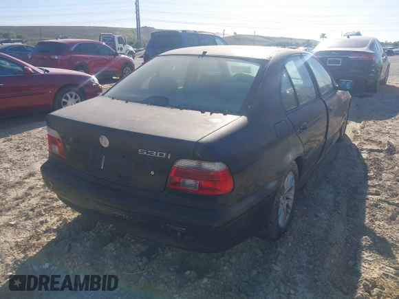 2002 BMW 5 Series 530iA with VIN WBADT63402CH96437, listed as a IAAI auction lot 41740118 with 172,450 mi miles. Bid and sale history available at carsss.com. Image 4.