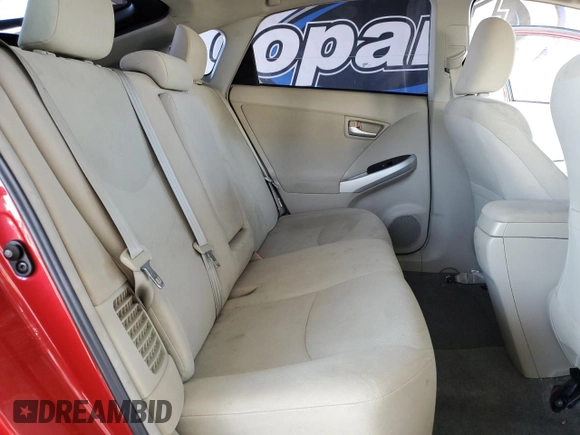 2012 Toyota Prius One with VIN JTDKN3DU3C1489789, listed as a Copart auction lot 54005515 with 134,723 mi miles and Salvage Title. Bid and sale history available at DreamBid. Image 10.