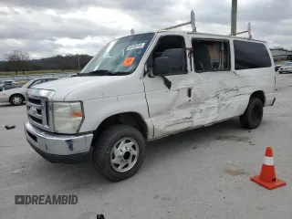 2008 Ford Econoline Passenger XL with VIN 1FMNE11W48DA43630, listed as a Copart auction lot 49705745 with 151,622 mi miles and Salvage Title. Bid and sale history available at DreamBid. Image 1.