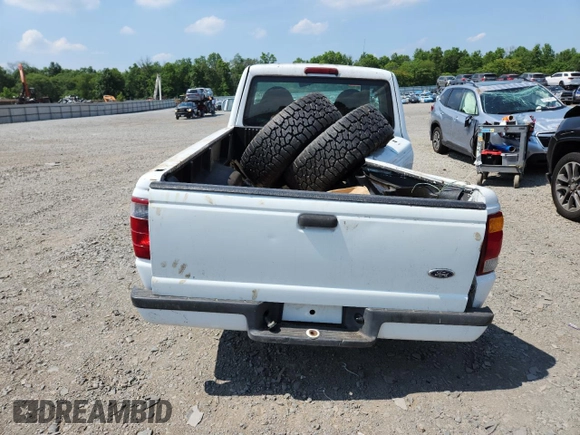 2003 Ford Ranger XL Fleet with VIN 1FTYR44V03TA22296, listed as a Copart auction lot 62368375 with 127,281 mi miles and Salvage title. Bid and sale history available at DreamBid. Image 6.
