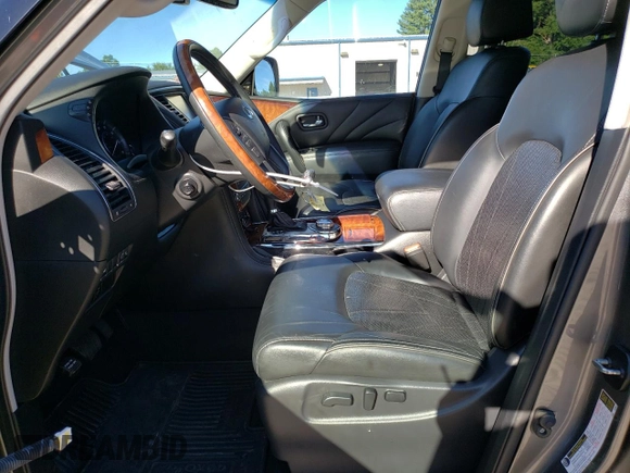 2017 Infiniti QX80 with VIN JN8AZ2NC3H9432070, listed as a Copart auction lot 60469744 with 52,173 mi miles and Salvage Title. Bid and sale history available at carsss.com. Image 7.