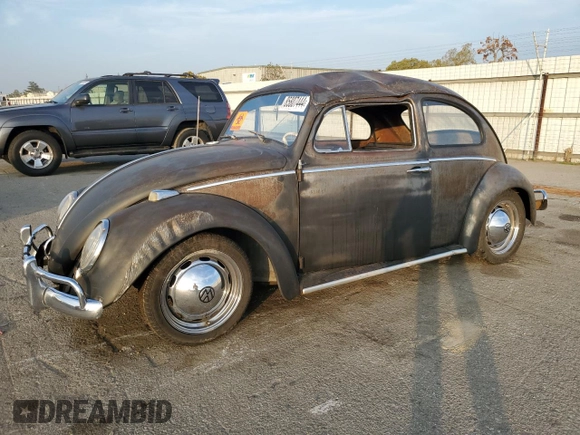 1964 Volkswagen Beetle with VIN 5976429, listed as a Copart auction lot 85807444 with 78,739 mi miles and Salvage Title. Bid and sale history available at DreamBid. Image 1.
