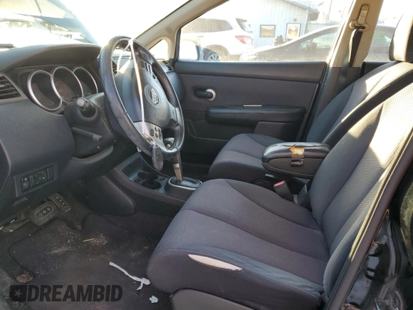2008 Nissan Versa 1.8 S with VIN 3N1BC13E38L374150, listed as a Copart auction lot 87509735 with 158,798 mi miles and Salvage Title. Bid and sale history available at carsss.com. Image 7.
