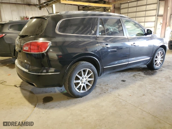 2017 Buick Enclave Leather with VIN 5GAKVBKDXHJ220906, listed as a Copart auction lot 88503855 with 99,500 mi miles and Salvage Title. Bid and sale history available at carsss.com. Image 3.