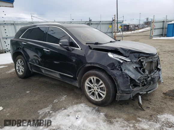 2020 Cadillac XT5 Premium Luxury AWD with VIN 1GYKNDRS6LZ131191, listed as a Copart auction lot 48476555 with 101,320 mi miles and Salvage Title. Bid and sale history available at DreamBid. Image 4.