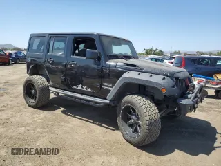 2017 Jeep Wrangler Unlimited Sport with VIN 1C4BJWDG3HL683354, listed as a Copart auction lot 63024845 with 52,813 mi miles and Salvage title. Bid and sale history available at DreamBid. Image 4.