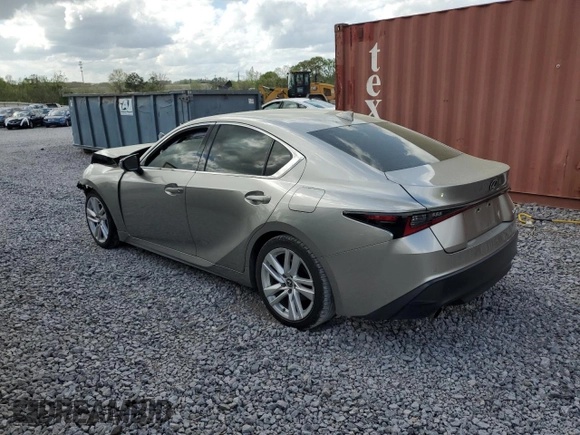 2021 Lexus IS with VIN JTHCA1D21M5109473, listed as a Copart auction lot 50994855 with 65,111 mi miles and Salvage Title. Bid and sale history available at carsss.com. Image 2.