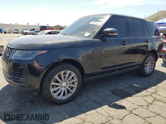 2020 Land Rover Range Rover with VIN SALGR2SU6LA579082, listed as a Copart auction lot 52079405 with 75,713 mi miles and Clean title. Bid and sale history available at DreamBid. Image 1.